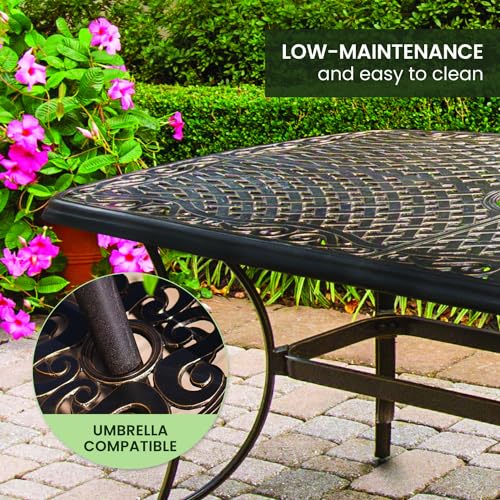 Hanover Fontana 7-Piece Outdoor Dining Set Tan