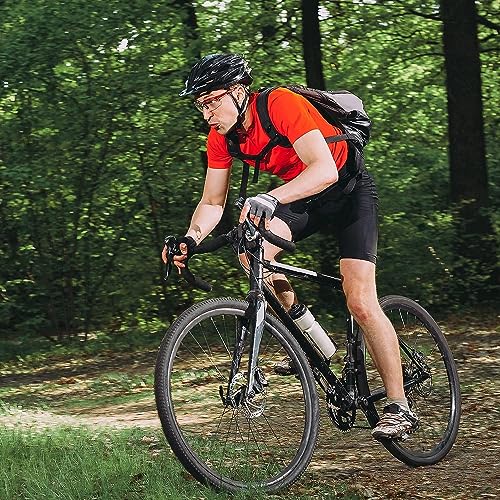 KOOTU Carbon Gravel Road Bike Shimano 105 R7000 22S Disc Brake Black
