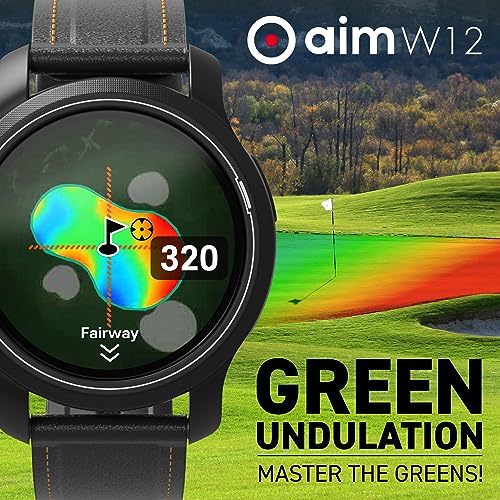 Golf Buddy Aim W12 Golf GPS Watch Black