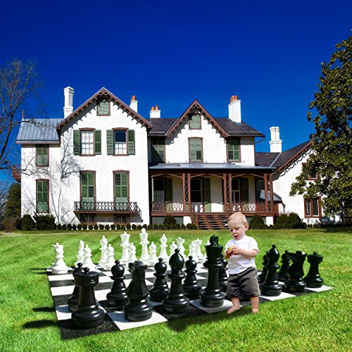 KETTLER Giant Chess Set with Game Board