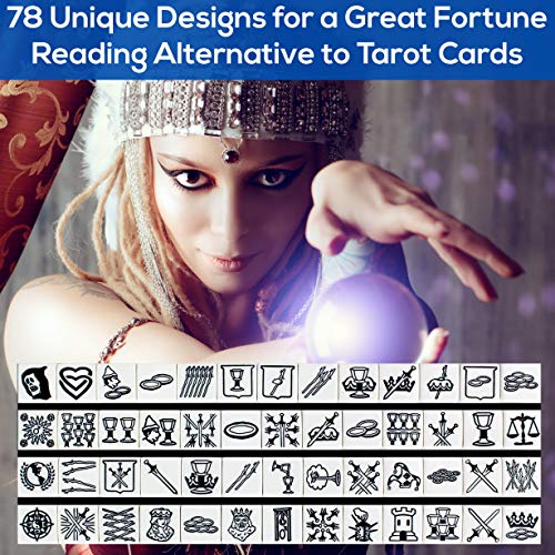Hengulus Finely Etched Tarot Dice Fortune Telling Game Set