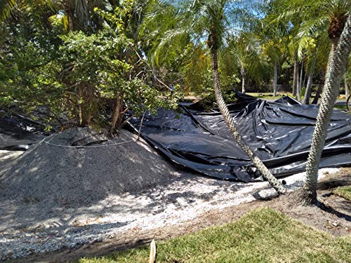 AmericanTilapia 40x60 Pond Liner Waterproof Industrial Grade Tarp