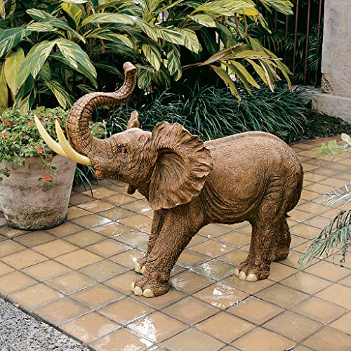 Design Toscano Triumphant Entry Elephant Sculpture Full Color