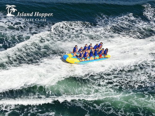 Island Hopper 12 Passenger Banana Taxi Elite Class Heavy Commercial Side by Side Banana Boat Yellow