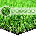 SV Household Decor Realistic Deluxe Artificial Grass Synthetic Turf Carpet Green 13 FT x 82 FT