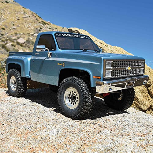 Axial RC Truck 1/10 SCX10 III Chevy K10 4WD Rock Crawler RTR Blue