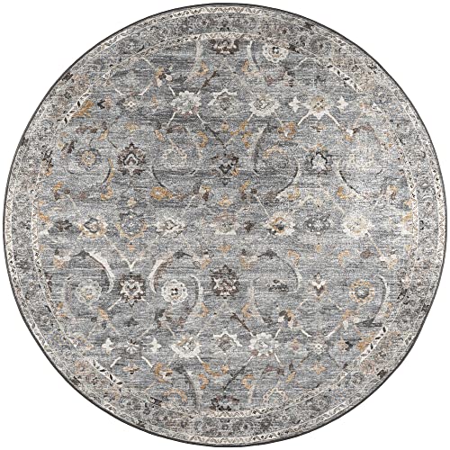 Dalyn Jericho JC4 Silver 10' x 10' Rectangle Soft Round Rug