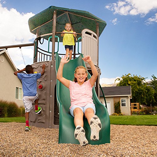 Lifetime Adventure Tower Swing Set Earthtone