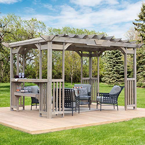 Yardistry Madison 10' x 14' Pergola Gray