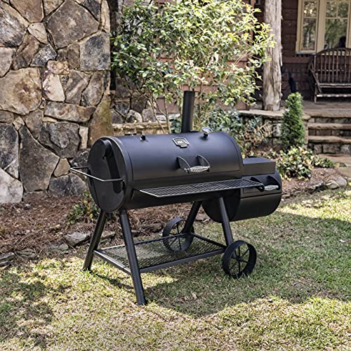Oklahoma Joe's Longhorn Reverse Flow Offset Smoker Black