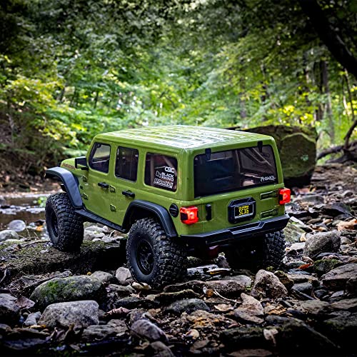 Axial RC Truck 1/6 SCX6 Jeep JLU Wrangler 4WD Rock Crawler RTR Green