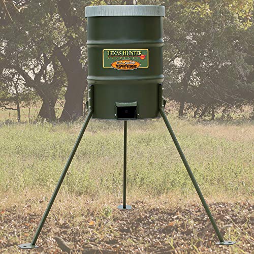 Texas Hunter Products 300lb Barrel Protein Feeder Model PF300