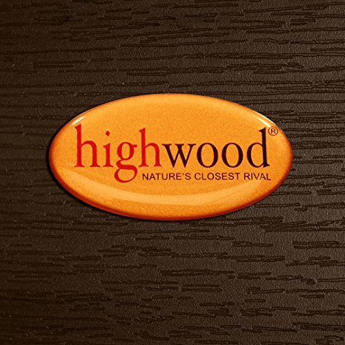 Highwood Lehigh 2 Rocking Chairs with Adirondack Side Table Weathered Acorn