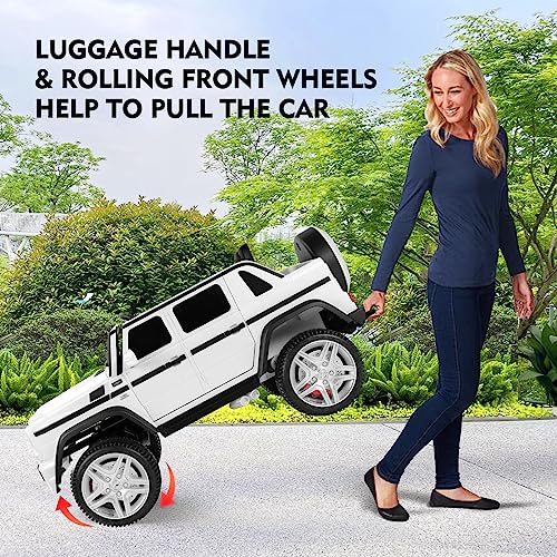 Fitnessclub Kids Ride On Mercedes-Benz Maybach G650S Electric Car White