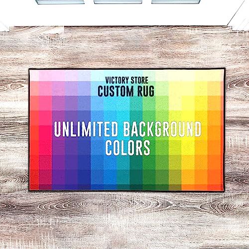 VictoryStore Custom Doormat 24x36 Inches Full Color Print Customizable