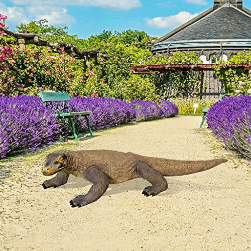 Design Toscano Large Komodo Dragon Statue Multicolor
