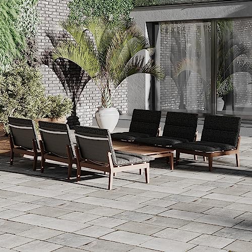 Amazonia Crystal 8-Piece Outdoor Conversation Set for Patio