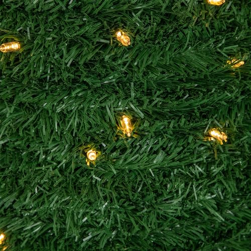 Northlight Lighted Commercial Topiary Angel Outdoor Christmas Decoration 6.5' Green