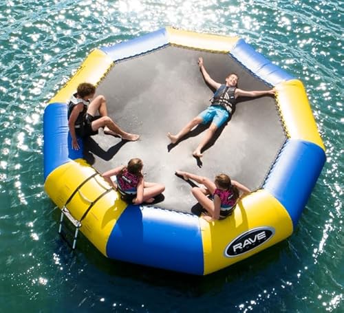 RAVE Sports Bongo Water Bouncer 15 Foot Blue/Yellow