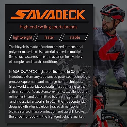 SAVADECK Carbon Road Bike T800 Shimano 105 R7000 22-Speed White