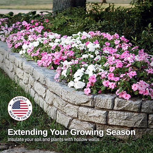RTS Home Accents Rock Lock Raised Garden Bed Kit 48" Round