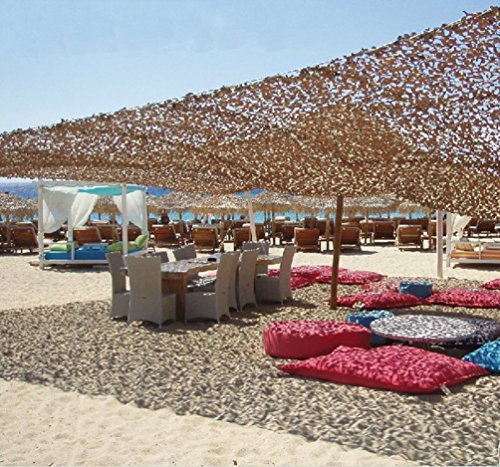 WarmHeartting Camo Netting for Decoration Desert