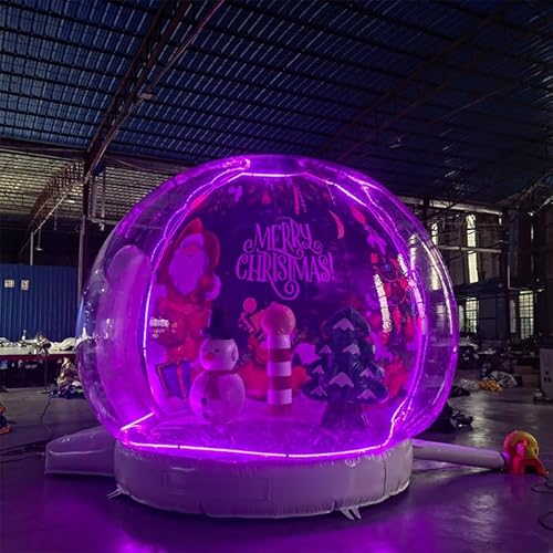 Alessia Cara Inflatable Snow Globe Christmas Decoration Transparent Bubble Tent 13 ft with Blower