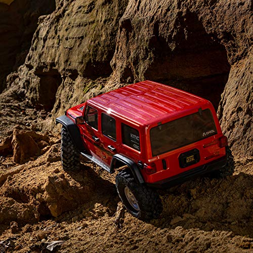 Axial 1/10 SCX10 III Jeep JLU Wrangler with Portals RTR Orange
