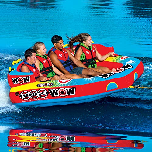 World of Watersports Wow 14-1080 Bingo 4 Water/Lake Towable Multicolor