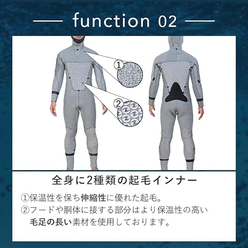 Aqua Lung Solaflex 8/7mm Wetsuit - Men - Medium Black