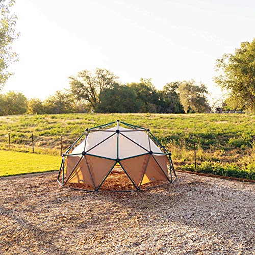 Lifetime Geometric Dome Climber with Canopy Earth Tone