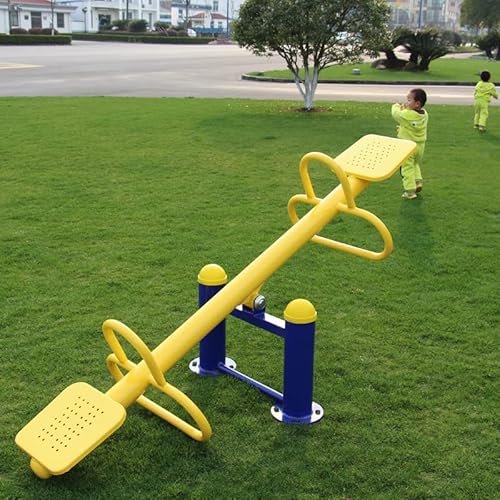 Generic Outdoor Fitness Double Seesaw Yellow/Green