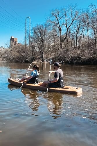 Paddle North 12' Karve Kayak XL Two-Person Inflatable Kayak - Wood Grain