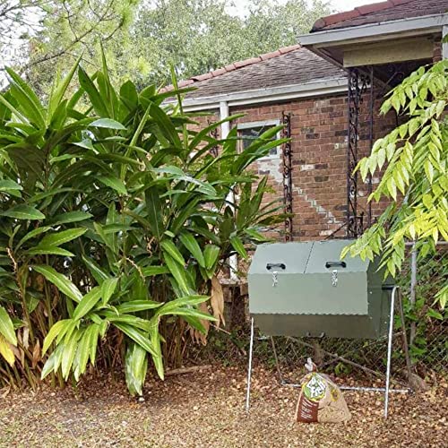 Jora Composters JK 400 High Capacity Rotating Compost Tumbler Green
