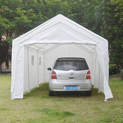 King Canopy Hercules 10x20 Ft Enclosure Kit Steel Frame 8-Leg White