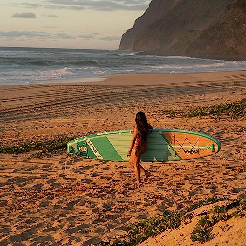 THURSO SURF Inflatable Stand Up Paddle Board All-Around SUP Waterwalker 126 Turquoise