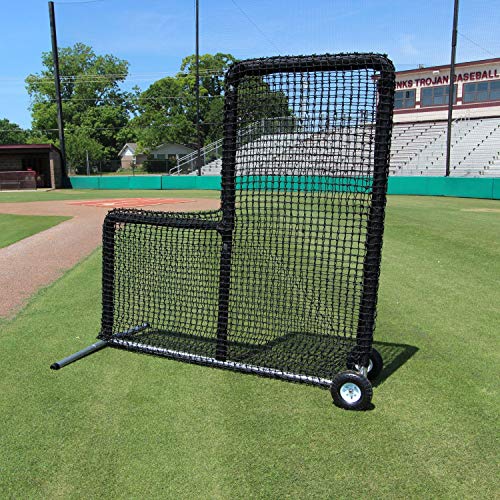 Cimarron Sports Outdoor Practice 7x7#84 Premier L-Net and Frame Black Stainless Steel