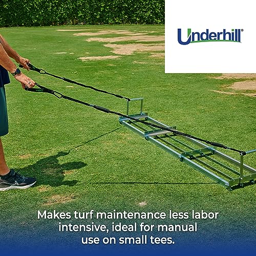 Underhill 72 Inch Lawn Spreader Metal Stainless Steel Steel