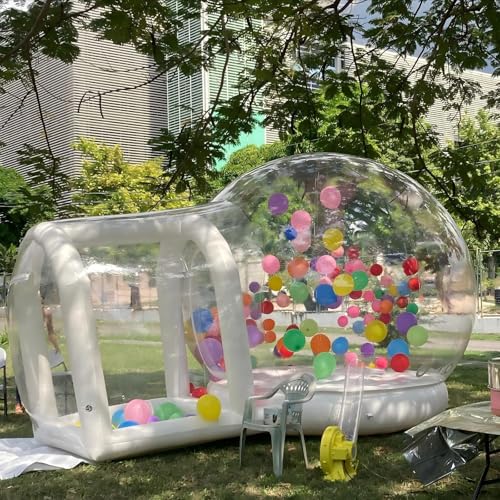 EJIA Inflatable Bubble House 10FT Clear PVC for Kids Outdoor Events