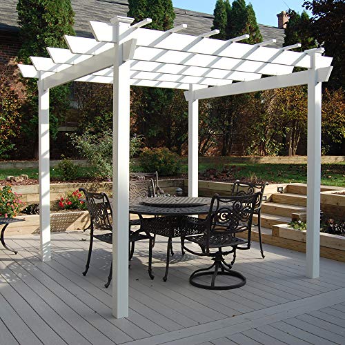 DuraTrel Kingston Pergola White