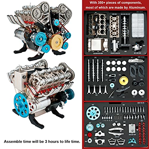DjuiinoStar Vehicle Engine Model Assembly Kit DM118