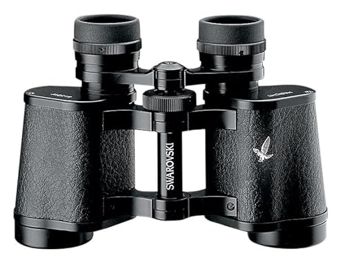SWAROVSKI OPTIK 8x30mm Habicht W Waterproof Porro Prism Binoculars Black with Cleaning Kit, LED Flashlight, and Padded Backpack