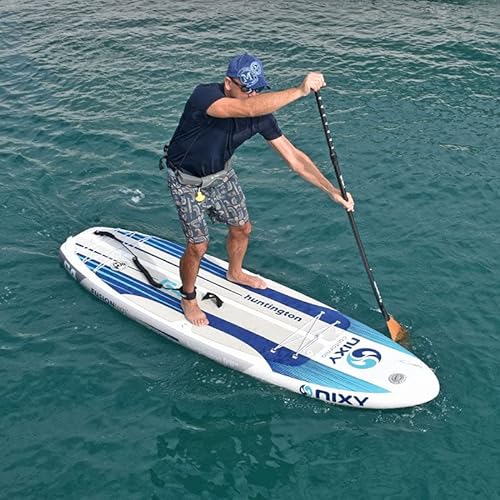 NIXY Huntington Inflatable SUP 9'6" x 32” x 6” Lightweight Stand Up Paddleboard Blue