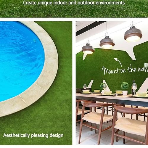 Conscience Trading Artificial Grass Turf Rug 11FTx45FT Green
