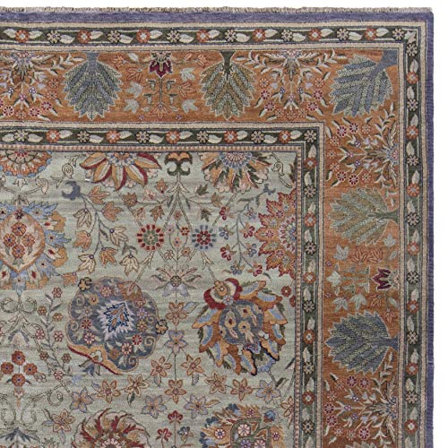 Safavieh Old World Collection Handmade Traditional Oriental Area Rug 8' x 10' Light Green / Gold