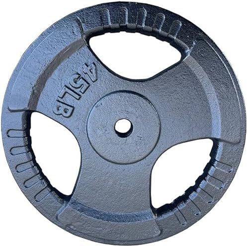 French Fitness Standard Cast Iron 1" Weight Plate Set 450 lbs (New)