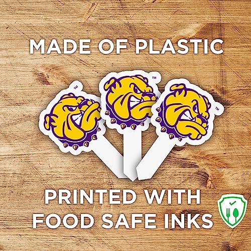VictoryStore Western Illinois University Cupcake Toppers Multi 1000-Pack