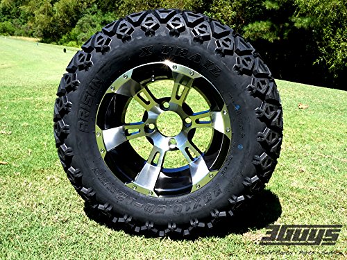3G Lift Kit Combo for EZGO RXV Golf Carts 2008-2013.5 with 12" Colossus Wheels