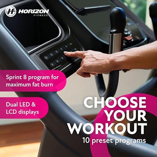 Horizon Fitness Studio Series Smart Treadmill Black