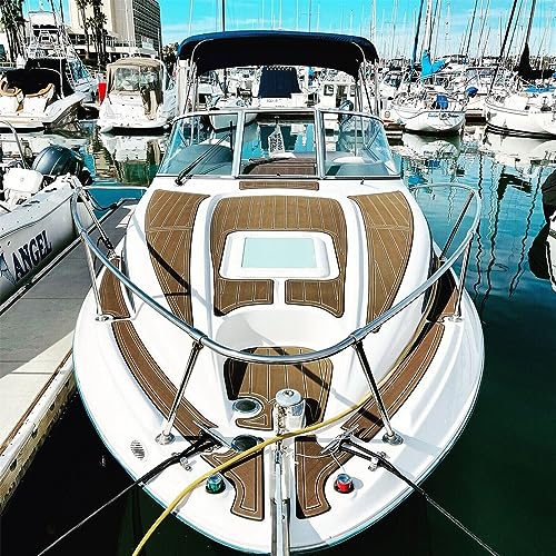 Valman Boat EVA Faux Teak Decking Floor Mat for 2003 Bayliner 245 SB - Color Choices Available